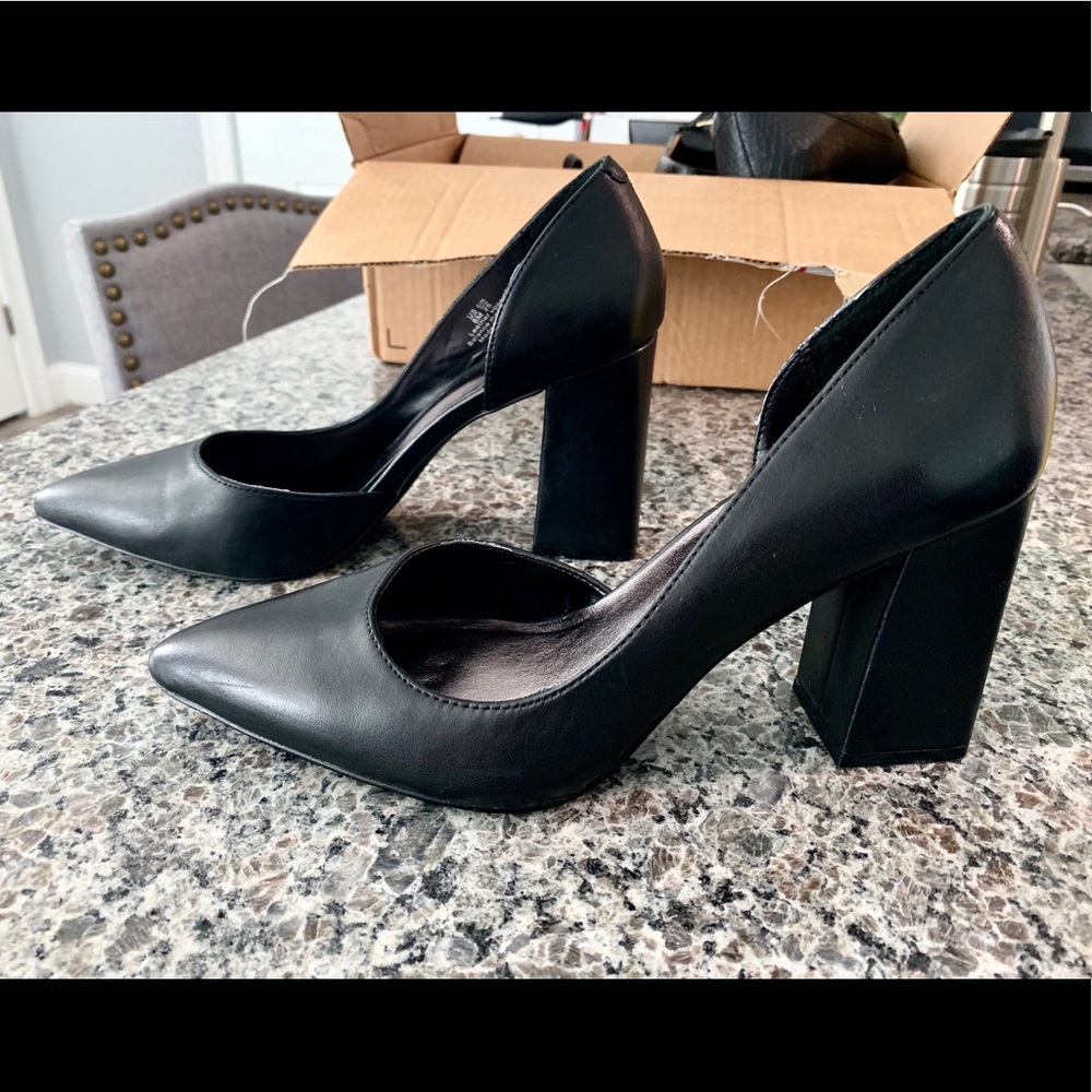 Bleaker & bond pointed block heel
